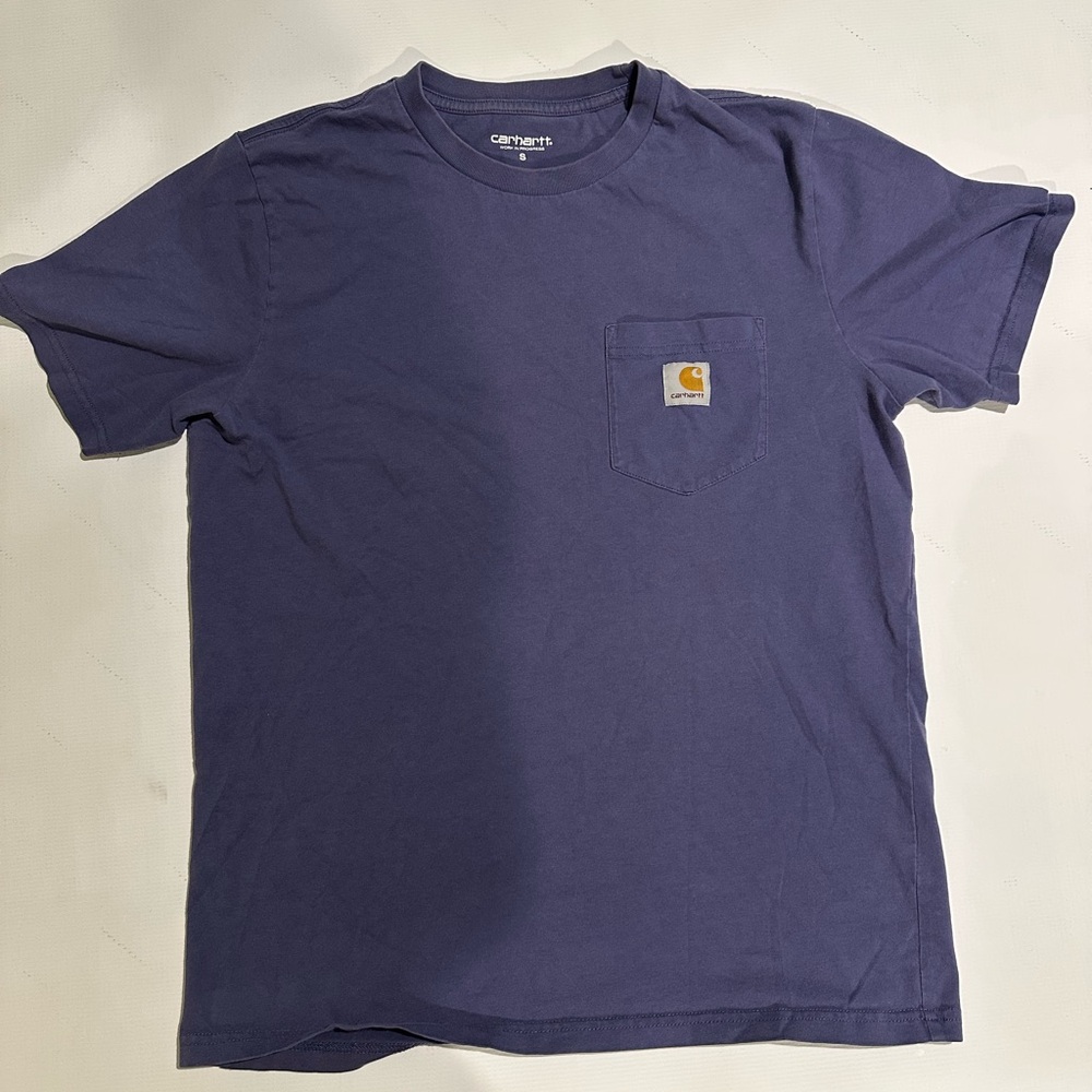 Carhartt Men's Short Sleeve Tee in Purple